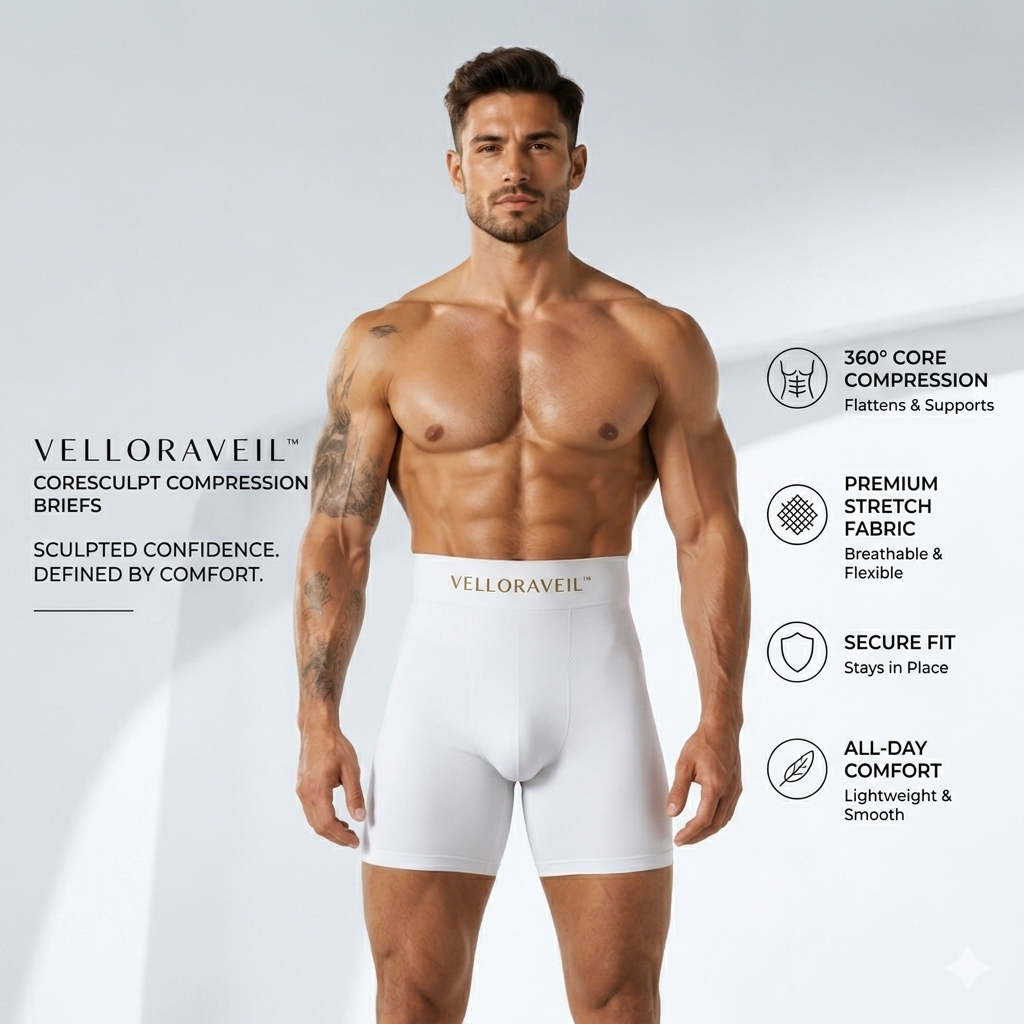 VelloraVeil™ CoreSculpt Compression Briefs