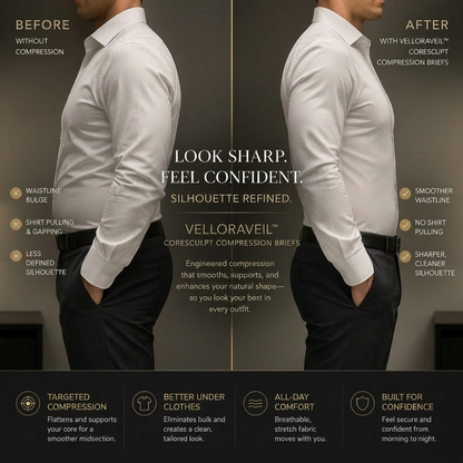 VelloraVeil™ CoreSculpt Compression Briefs