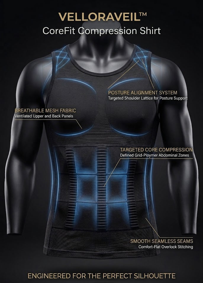 VelloraVeil™ CoreFit Compression Shirt