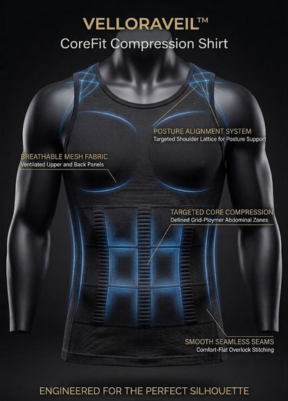 VelloraVeil™ CoreFit Compression Shirt
