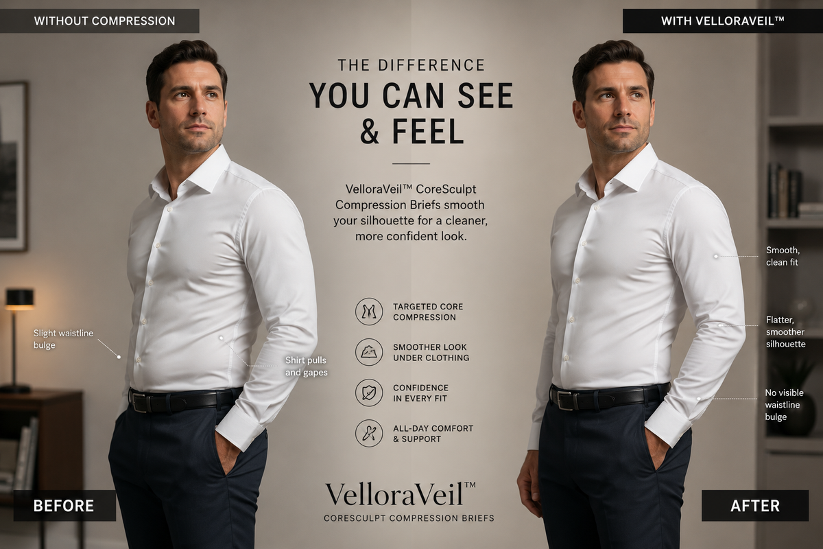 VelloraVeil™ CoreSculpt Compression Briefs